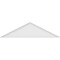 Ekena Millwork Peaked Cap Smooth Architectural Grade PVC Pediment, 72"W x 19"H x 2"P (Pitch 6/12) PEDPS072X190PKC00 - alternate 3